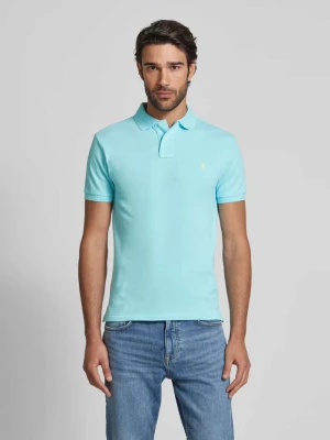 Koszulka polo o kroju slim fit z wyhaftowanym logo Polo Ralph Lauren