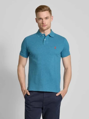 Koszulka polo o kroju slim fit z wyhaftowanym logo Polo Ralph Lauren