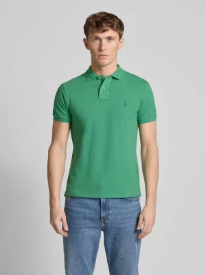 Koszulka polo o kroju slim fit z wyhaftowanym logo Polo Ralph Lauren