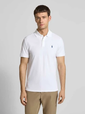 Koszulka polo o kroju slim fit z wyhaftowanym logo Polo Ralph Lauren