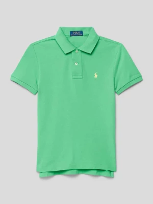 Koszulka polo o kroju slim fit z wyhaftowanym logo Polo Ralph Lauren Teens