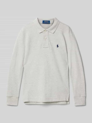 Koszulka polo o kroju slim fit z wyhaftowanym logo RALPH LAUREN TEENS