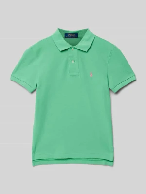 Koszulka polo o kroju slim fit z wyhaftowanym logo Polo Ralph Lauren Teens