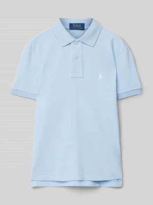 Koszulka polo o kroju slim fit z wyhaftowanym logo Polo Ralph Lauren Teens