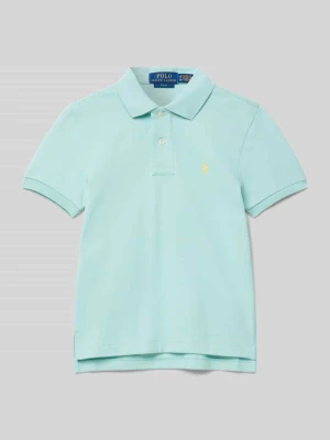 Koszulka polo o kroju slim fit z wyhaftowanym logo Polo Ralph Lauren Teens