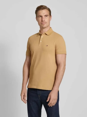 Koszulka polo o kroju slim fit z wyhaftowanym logo Tommy Hilfiger