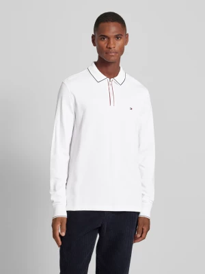 Koszulka polo o kroju slim fit z wyhaftowanym logo Tommy Hilfiger