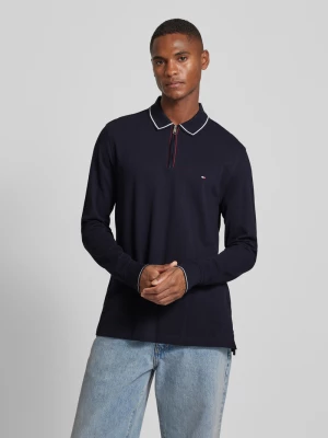 Koszulka polo o kroju slim fit z wyhaftowanym logo Tommy Hilfiger