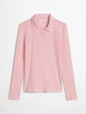 Koszulka polo o kroju slim Marc O'Polo modrá