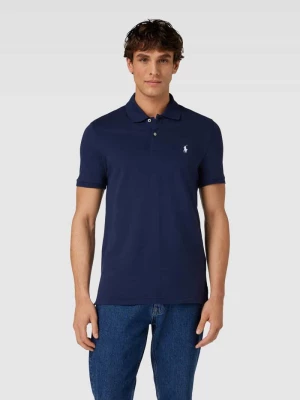 Koszulka polo o kroju tailored fit z wyhaftowanym logo Polo Ralph Lauren