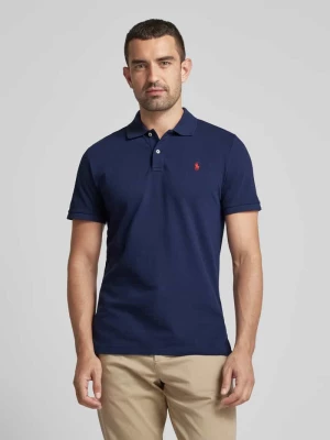 Koszulka polo o kroju tailored fit z wyhaftowanym logo Polo Ralph Lauren