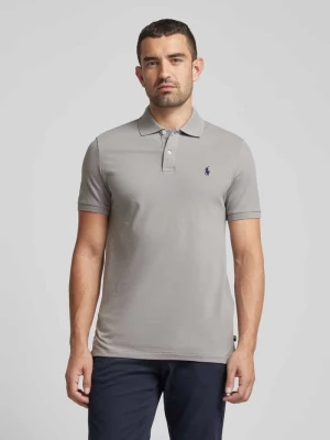 Koszulka polo o kroju tailored fit z wyhaftowanym logo Polo Ralph Lauren