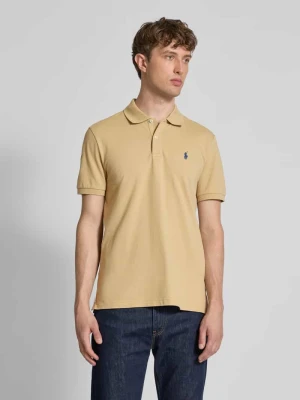 Koszulka polo o kroju tailored fit z wyhaftowanym logo Polo Ralph Lauren