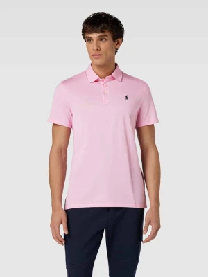 Koszulka polo o kroju tailored fit z wyhaftowanym logo Polo Ralph Lauren