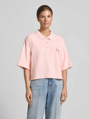 Koszulka polo o krótkim kroju z obszyciem ozdobnymi kamieniami Smith and Soul