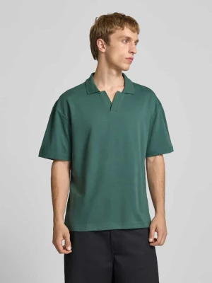 Koszulka polo o pudełkowym kroju z mieszanki bawełny model 'CASPIAN AIRLEX' Only & Sons