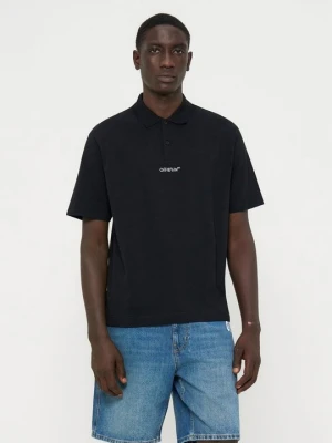 Koszulka polo Off White czarny
