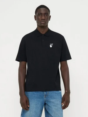 Koszulka polo Off White czarny