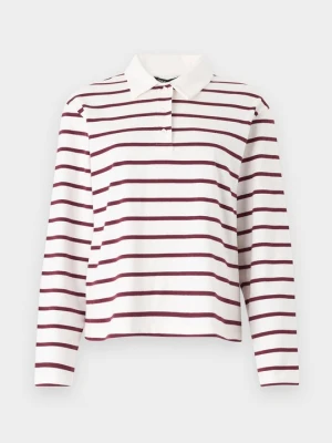 Koszulka polo Only bordowy