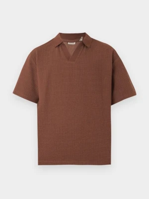 Koszulka polo Only & Sons brązowy