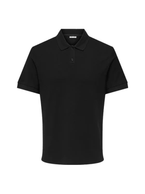 Koszulka polo Only & Sons czarny