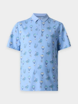 Koszulka polo Original Penguin niebieski