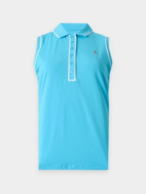Koszulka polo Original Penguin turkusowy