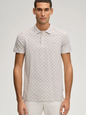 Koszulka polo Paigam w kolorze złamanej bieli Joop