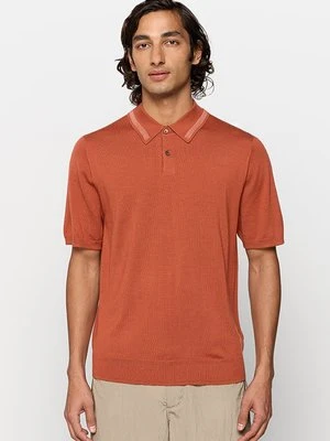 Koszulka polo Paul Smith koniakowy