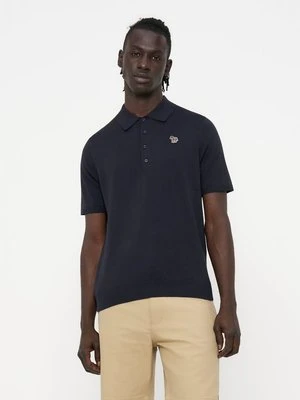 Koszulka polo Paul Smith niebieski