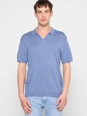 Koszulka polo Pepe Jeans niebieski