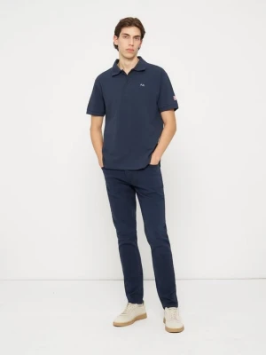 Koszulka polo Pepe Jeans niebieski