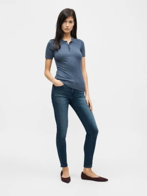 Koszulka polo Pepe Jeans niebieski
