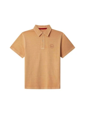 Koszulka polo Pepe Jeans pomarańczowy