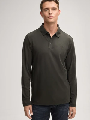 Koszulka polo Pero z długim rękawem, w kolorze ciemnozielonym Joop