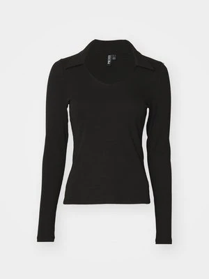 Koszulka polo Pieces czarny