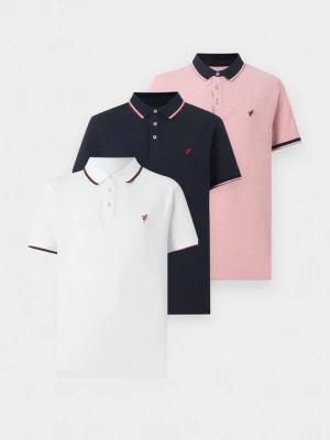 Koszulka polo Pier One By Zalando biały