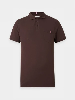 Koszulka polo Pier One By Zalando ciemnobrązowy