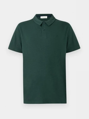 Koszulka polo Pier One By Zalando ciemnozielony