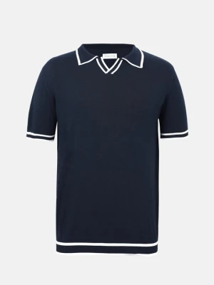 Koszulka polo Pier One By Zalando granatowy
