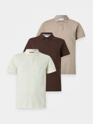 Koszulka polo Pier One By Zalando jasnobrązowy