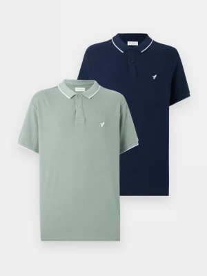 Koszulka polo Pier One By Zalando jasnozielony