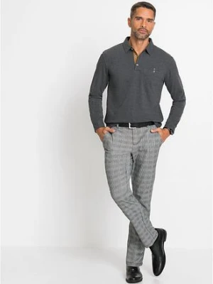 Koszulka polo pique, długi rękaw bonprix