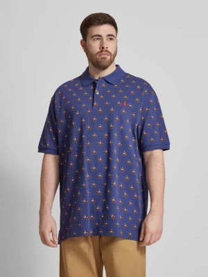 Koszulka polo PLUS SIZE ze wzorem na całej powierzchni Polo Ralph Lauren Big & Tall