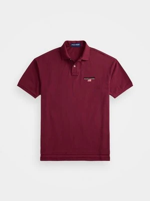 Koszulka polo Polo Ralph Lauren ciemnoczerwony