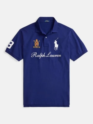 Koszulka polo Polo Ralph Lauren ciemnobrązowy