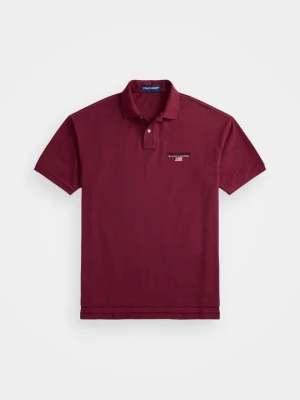Koszulka polo Polo Ralph Lauren ciemnoczerwony