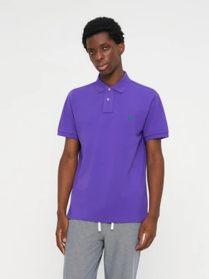 Koszulka polo Polo Ralph Lauren fioletowy