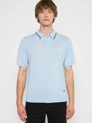 Koszulka polo Paul Smith jasnoniebieski