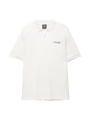 Koszulka polo PULL&BEAR biały